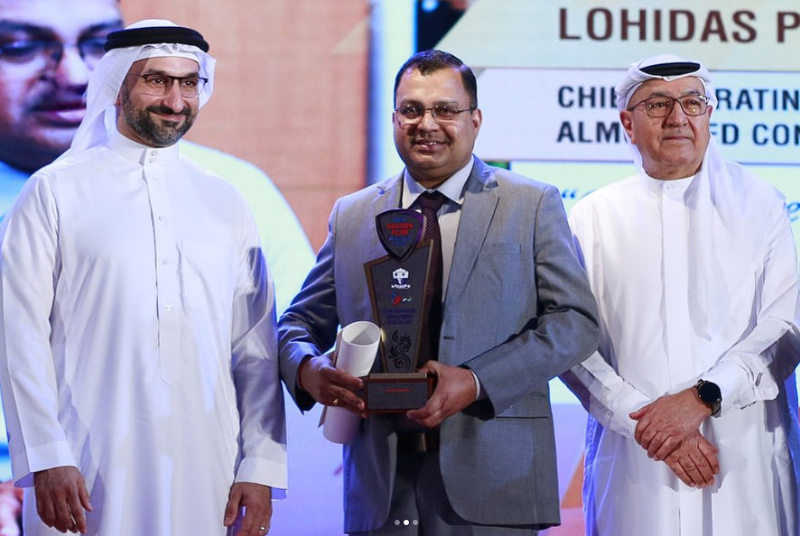 ACG COO, Mr. Lohidas Palasseri, Honored by Bahran Keraleeya Samajam for Outstanding Leadership