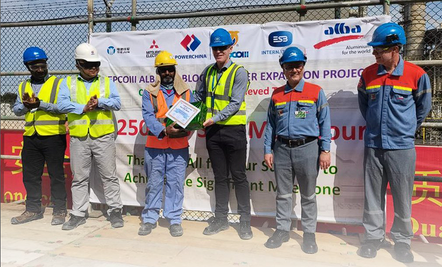 SEPCO ALBA PS5 Block 4 Power Expansion Project Reaches 250,000 Safe Man Hours