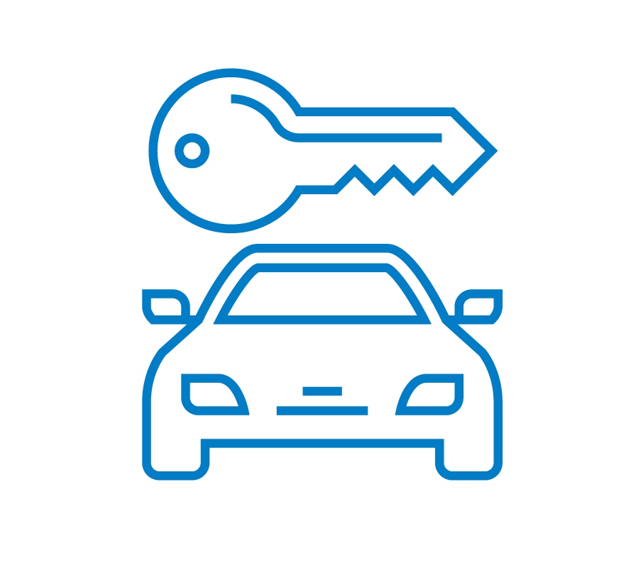 Car rental icon Car rental icon